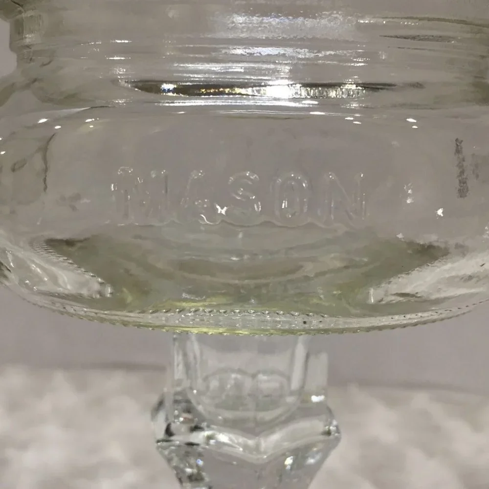 BALL MASON JAR WINE GLASS GOBLET STEM REDNECK WINE